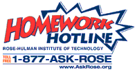 Ask Rose Homework Hotline Graphic